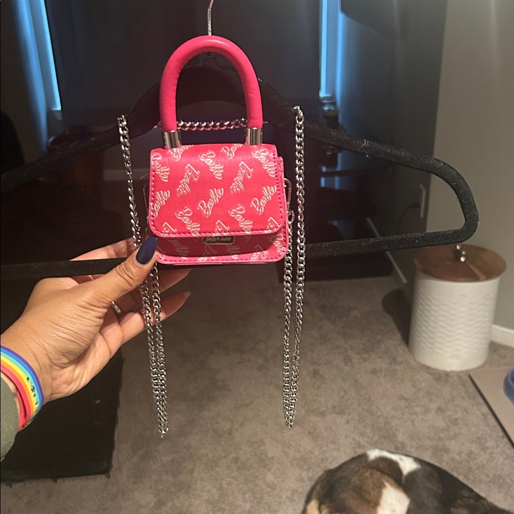 Barbie X ALDO Signature Pink Mini Bag with Chain